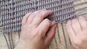 Поднос "Ромбы" из газетных трубочек (МК)