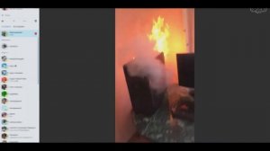 Загорелся комп