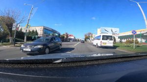 По центру города Речица. Улица Советская. 7 октября 2022 года.