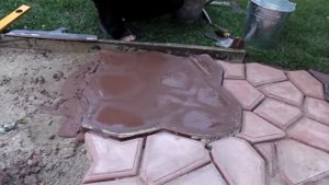 ЧАСТЬ 2  Садовая дорожка тротуарная плитка своими руками