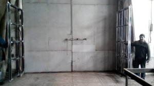 Ворота ,,Гармошка" 80% готовности