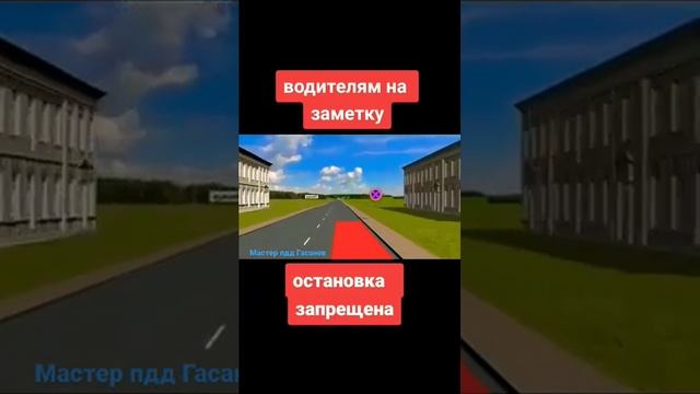 Остановка запрещена/Мастер пдд Гасанов