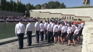 Кадеты волгоградских классов приняли присягу