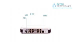 TAU-8.IP VoIP Шлюз Eltex 8 портов. Обзор устройства