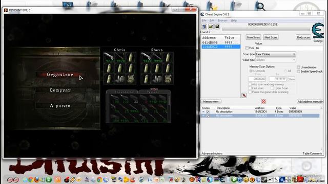 Como tener infinito dinero, puntos extras, y balas infinitas en Resident Evil 5 bien explicado! HD