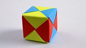 Как сделать кубик из бумаги схема поэтапно - оригами кубик