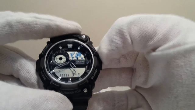 Casio AEQ-200W инструкция по настройке часов