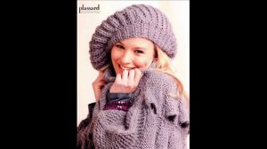 вязанное пончо