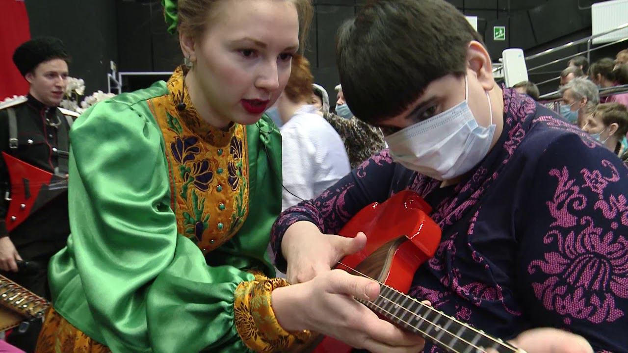 Казачий ансамбль Атаман, концерт в психоневрологическом интернате №1 в Зеленогорске