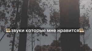 🎞звуки которые мне нравится🎞