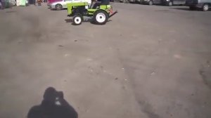 Минитрактор SHTENLI T 150 работа с плугом НАШ САЙТ - MINI-TRAKTOR.BY