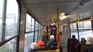 Трамвай "5128 по 47" Санкт-Петербурга 10-39: ЛВС-86К б.5128 по №47 (08.01.20)