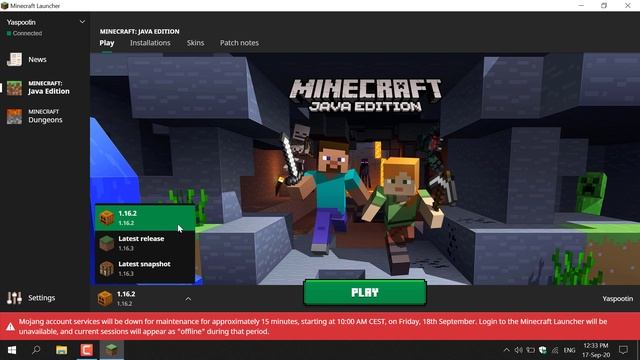 How To Fix Minecraft Failed to connect to the server Outdated client!
