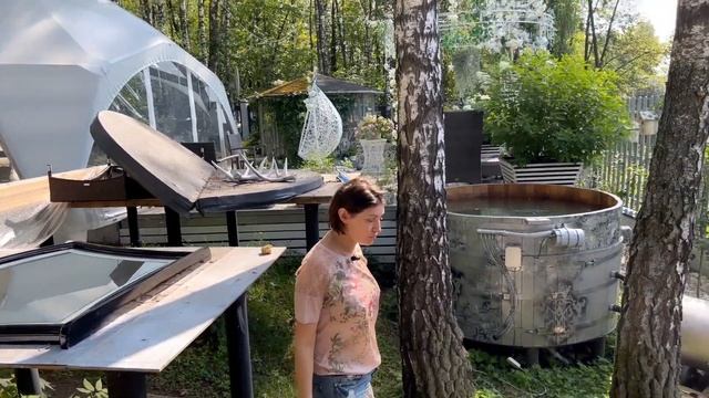 Дачный декор с Анастасией Макеевой Зеркала на заборе
