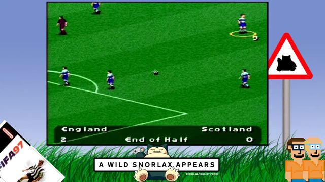 FIFA 97 SNES England vs Scotland смотреть онлайн