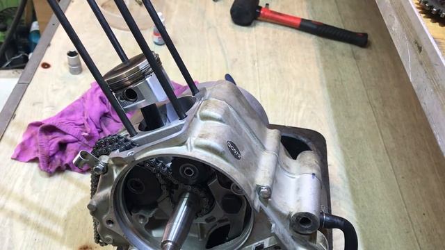 Как собрать мотор 153 FMI смотреть онлайн