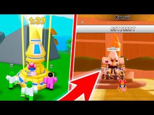 Прокачка в ФАЙТИНГ Симулятор! РЕЙД в Anime Fight Simulation Roblox!