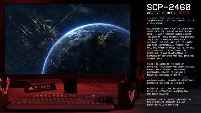 SCP-2460 │ Dark Satellite │ S̶a̶f̶e̶ Keter │ K Class Scenario SCP смотреть онлайн