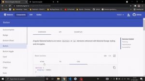 Angular 12 Tutorial For Beginners : How to use material button in angular project tutorial and guid