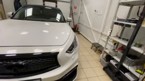 Infiniti FX 37 тюнинг передней оптики