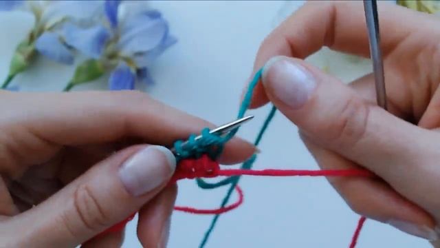 ПРОСТЫЕ УЗОРЫ спицами | Двойной Твид | только ЛИЦЕВЫЕ ПЕТЛИ смотреть онлайн