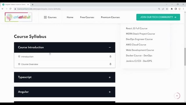 Best Web Development Courses in Tamil | Full Stack Development | MERN | MEAN | Cloud | DevOps Cours