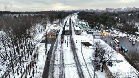 На западе Москвы открыли после реконструкции станцию "Переделкино"