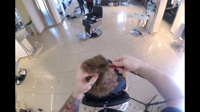 Видео урок женской стрижки! Пошаговой алгоритм на средние, кудрявые волосы/афро!