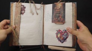 Набор блокнотов в органайзере Стимпанк