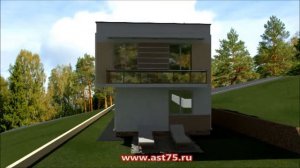 Видео проект Дом 6 на 9 площадью 122 м2