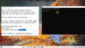 Acer Nitro Sense Problem Solved - How to fix Acer Nitro Not Working