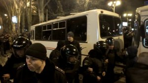 Массовые беспорядки в Донецке. Слабонервным не смотреть. 13.03.2014