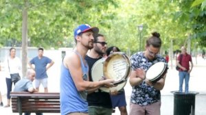 Puertorriqueños en Madrid//Parque del Retiro