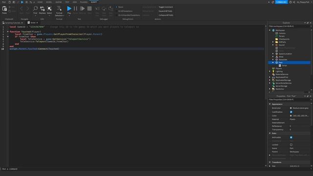 HOW TO MAKE A GAME TELEPORTER ?️ Roblox Studio Tutorial смотреть онлайн
