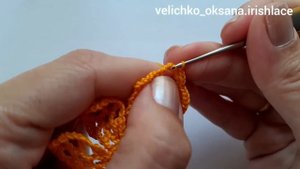 Цветок для ирландского кружева крючком. Irish lace.English subtitles.