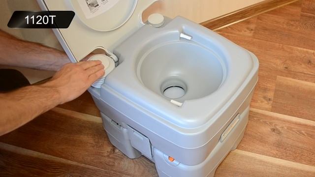 Биотуалет на 20 литров с индикатором заполнения PT20B. смотреть онлайн