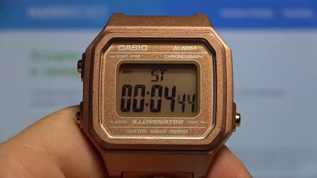 Как установить таймер на часах Casio Illuminator / Функции органайзера смотреть онлайн