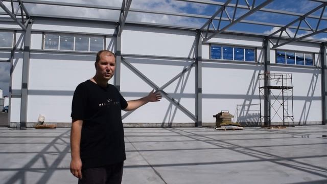 1.02 Ангар Асфальтового завода - фундамент здания 300 м3. Обзор объекта в Новосаратовке смотреть онлайн