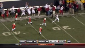 Hanna 76yd touchdown vs  OSU