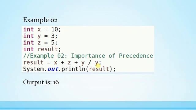 004-Operator Precedence in Java