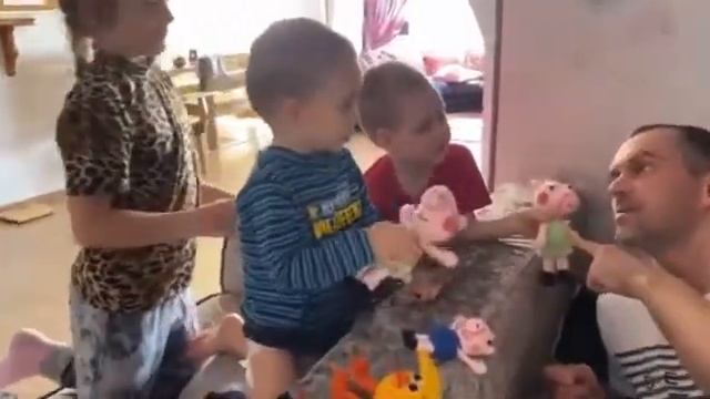 Алексей Комашко с детьми