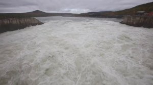 Водосброс на Усть Среднеканской ГЭС