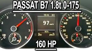 VW Passat b7 2011 1.8T 0-175km\h part 2