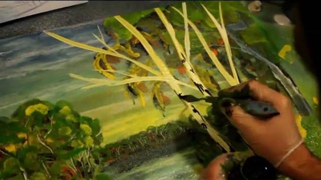 рисуем Русские березки смотреть онлайн