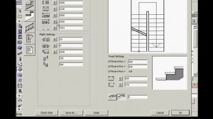 18_Создание новой лестницы и ее настройка Archicad 12