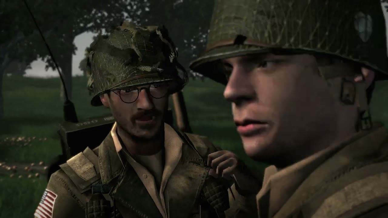 Brothers in Arms. Hells Highway 92 часть Сцена солдат смотреть онлайн