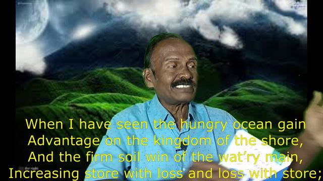 William Shakespeare's Sonnet - 64 / in Tamil / Bharath Ravindran / Bharath Academy смотреть онлайн