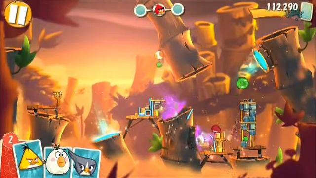 Angry Birds 2　Level 48　3-STAR　No Boosters　×1.5 【アングリーバード2攻略・3つ星クリア動画】 смотреть онлайн