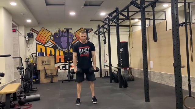 Взятие В Сед Гантелями смотреть онлайн