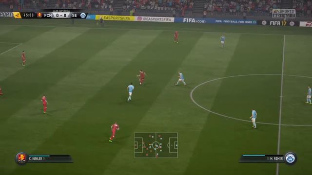 FIFA 17 | FC Nordsjaelland vs Sonderjyske | Alka Superliga 2017/18 | Full Gameplay PS4 смотреть онлайн